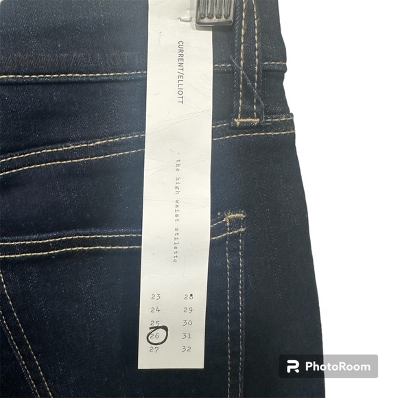 Current Elliott High Waisted Stiletto Jeans Brand New. - Picture 7 of 8